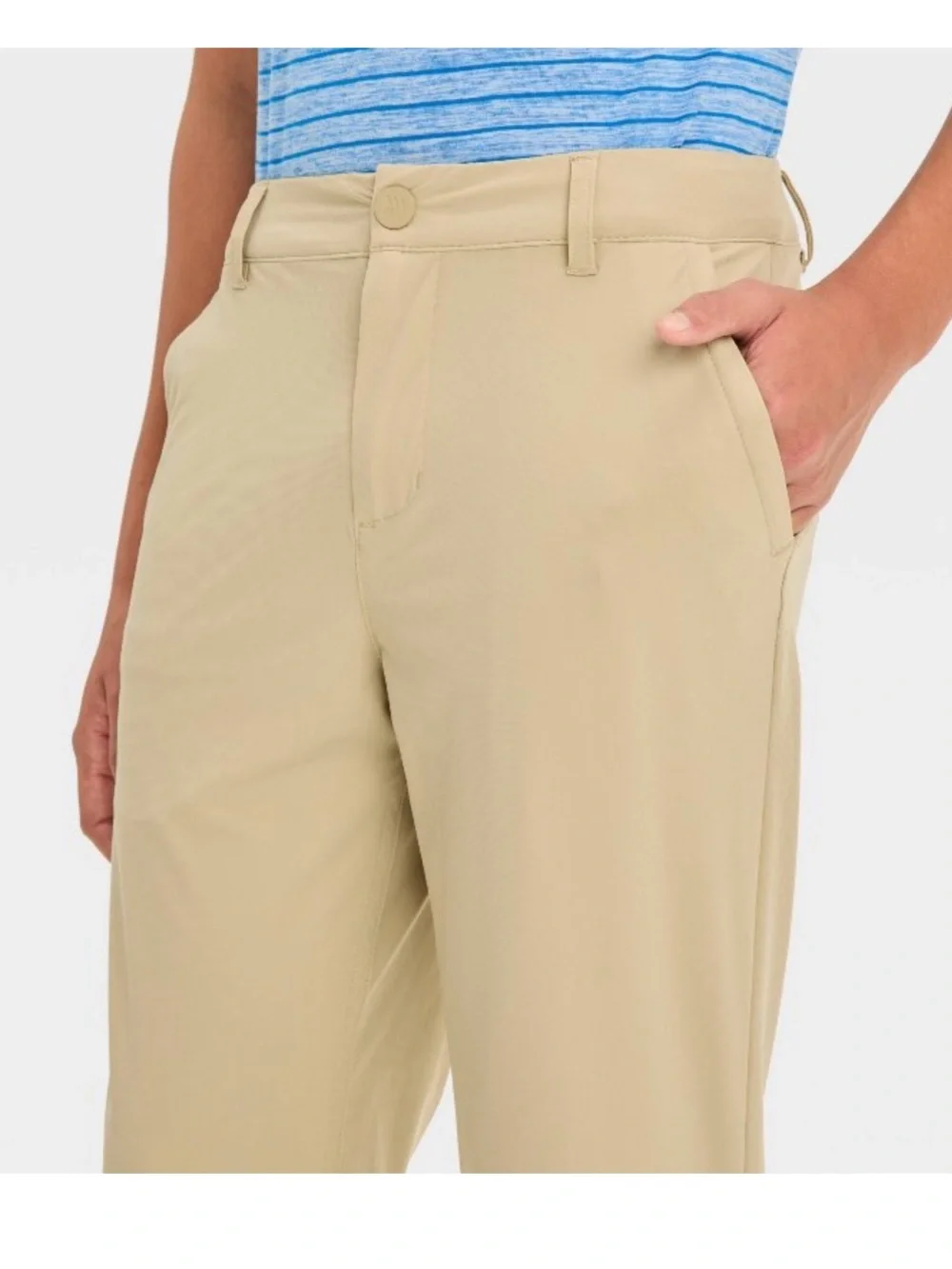 All in Motion Boys’ Golf Pants - Khaki 6